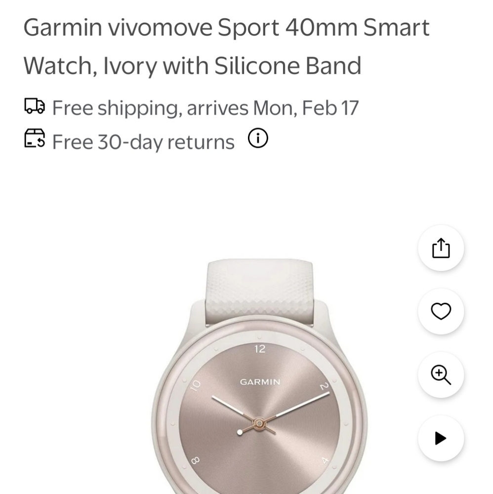 Garmin vivomove Sport 40mm